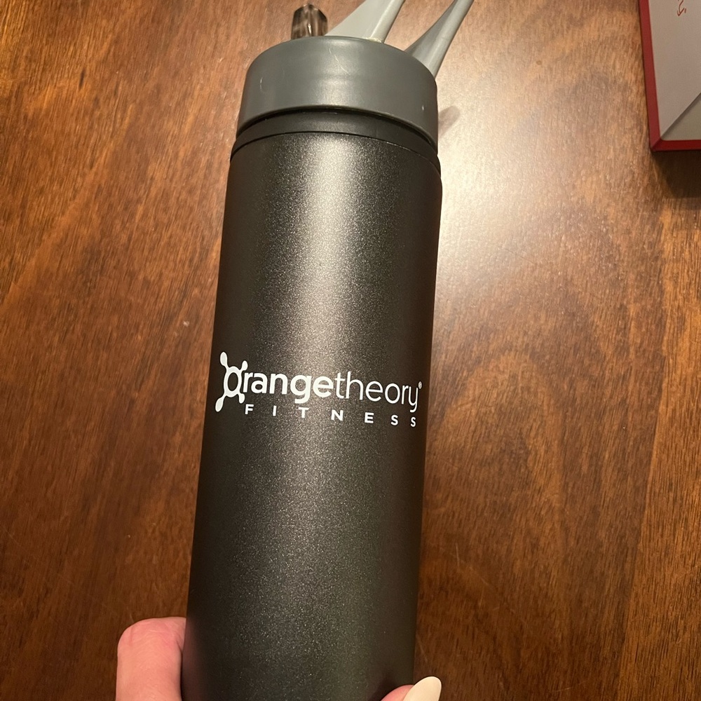 OTF water bottle with straw
